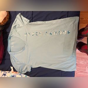 Under armour cool blue shirt